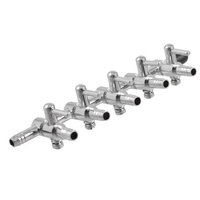 5 Way Aquarium Fish Tank Air Flow Control Lever Valve w Air Tubing Connector
