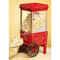 Nostalgia Hot Air Popcorn Maker, Red