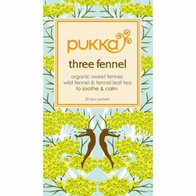 (6 PACK) - Pukka Herbs - Three Fennel Tea | 20 sachet | 6 PACK BUNDLE