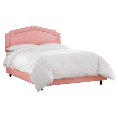 Inset Nail Button Bed - Skyline Furniture