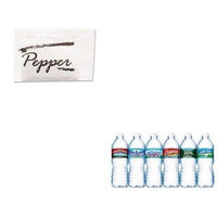KITMKL14462NLE101243 - Value Kit - Pepper Packets, .10 Grams, 1000 Packets/Box, 3 Boxes/Carton (MKL14462) and Nestle Bottled Spring Water (NLE101243)