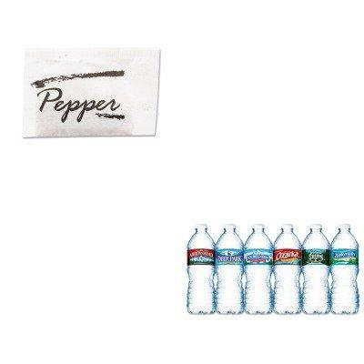 KITMKL14462NLE101243 - Value Kit - Pepper Packets, .10 Grams, 1000 Packets/Box, 3 Boxes/Carton (MKL14462) and Nestle Bottled Spring Water (NLE101243)