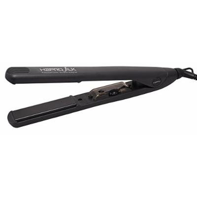 H2PRO Silk Diamond Nano Hi Tech Ceramic Tourmaline Styling Iron 1 inch (Black) 140° F - 450° F, dual voltage, auto shut off, infrared heat, dynamic system, alignment system, 140° F - 450° F, tourmaline treated plates, negative ions, shinier hair, frizz...
