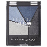 Maybelline Eye Studio Diamond Glow Eye Shadow Quad - 01 Blue Drama - Pack of 6