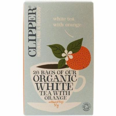 (3 PACK) - Clipper - Organic White Tea Orange | 26 Bag | 3 PACK BUNDLE