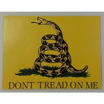 BMBA Signs and Apparel Don't Tread On Me Car Magnet - Two Signs, 6.75