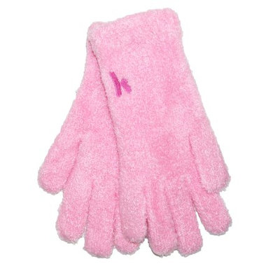 Minx NY Womens Argan Oil Infused Moisturizing Chenille Gloves, Pink
