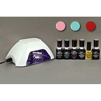 UV-Nails UV Lamp and Gel Polish 6-Piece Set, Candilicious