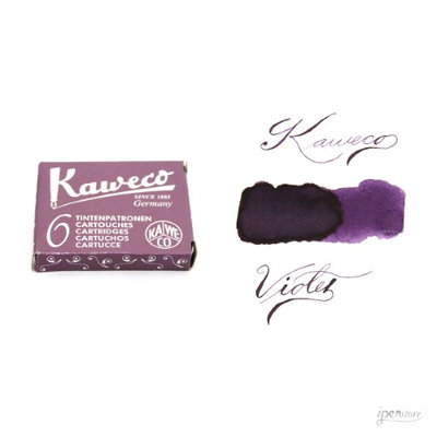 Pk/6 Kaweco Fountain Pen Ink Cartridges, Violet