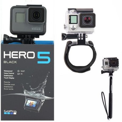 Teds GoPro HERO5 Black 12 MP Waterproof 4K Camera Camcorder with Accessory Kit