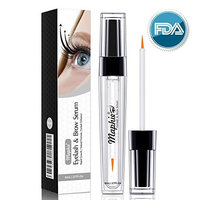 Natural Eyelash & Brow Growth Serum(8ml)- Enhancing Lash Boost Serum to Grow Thicker Longer Lashes - Nourished Lush Eyelash Conditioner-Irritation Free Formula