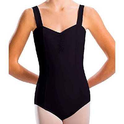 Motionwear Long Torso Wide Strap Cami Dance Leotard
