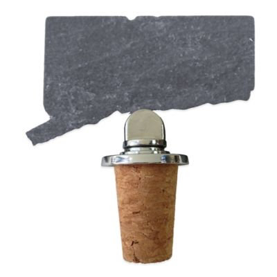 Top Shelf Living Slate Connecticut Wine Stopper
