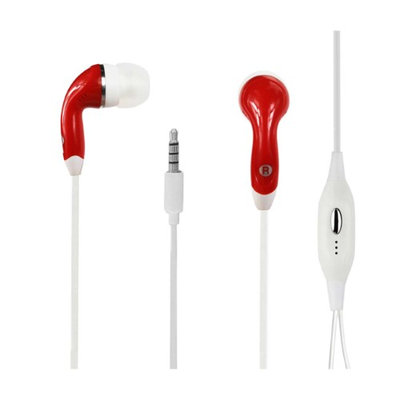 Reiko - Reiko Smartphone Stereo Headset 3.5mm With MIC - Red