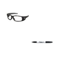 Shoplet Best Value Kit - Crews Swagger Safety Glasses (CRWSR110) and Sharpie ...