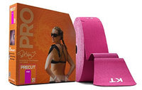 KT Tape 10 in. Pro Precut English Sports Jumbo Tape Roll Pink