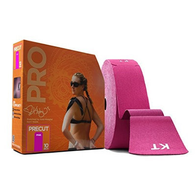 KT Tape 10 in. Pro Precut English Sports Jumbo Tape Roll Pink