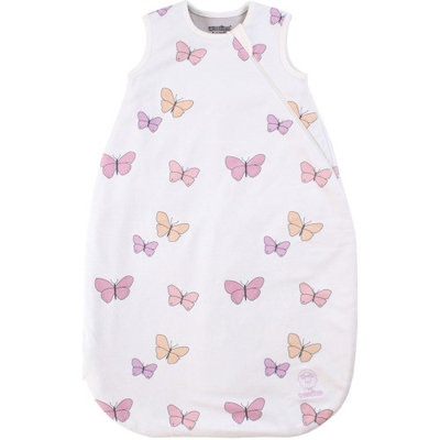 Woolino 4 Season Basic Baby Sleep Bag or Sack, Merino Wool, 0-6m, Butterfly