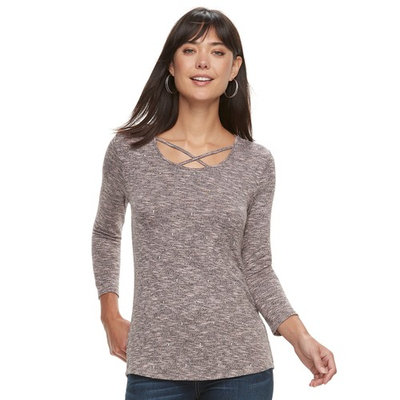 Women's Juicy Couture Embellished Crisscross Top