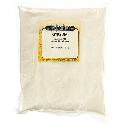 1lb GYPSUM Calcium Sulfate Water Softener Increase Acid Homebrew Beer Mead Cider