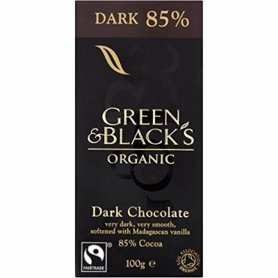 Green & Black's - Dark 85% Chocolate - 100g (Pack of 5)