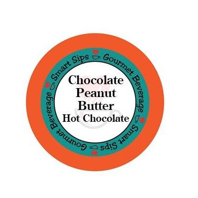 Smart Sips, Chocolate Peanut Butter Hot Chocolate, for Keurig K-cup Brewers, 24 Count