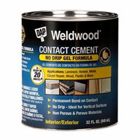 Dap 25312 1 Quart Weldwood Contact Cement Gel Formula
