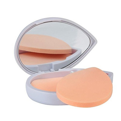 Heart Shape Latex Puff Powder Foundation Puff Makeup Mirror and Puff Set