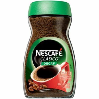NESCAFE CLASICO Decaf Instant Coffee 3.5 oz. Jar