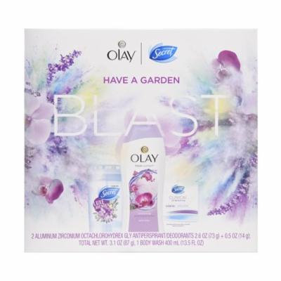 Secret® & Olay® Deodorant & Body Wash Gift Set 3 pc Box