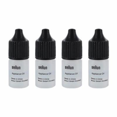 Braun 7002000 Shaver Lubricating Oil - 4 Pack