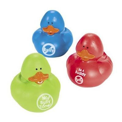 Anti-Bully Bullying Campaign Rubber Ducks -12 ct