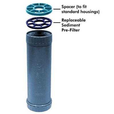 KDF/GACPLUS Coconut Shell GAC Cartridge with KDF
