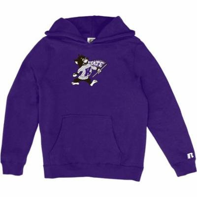 Russell NCAA Kansas State Wildcats, Girls Pullover Hood with Pocket