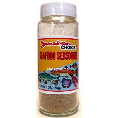 Jamaican Choice Seafood Seasoning (Pack of 2) 6 oz Jars