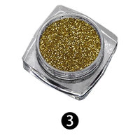 Echou Nail art Decoration Nail Salon, Glitter Nail Art Effect Powder Dust Holographic Shimmer Nail Starry, for DIY Nail Crafts, Parties Nail Decoration (B)