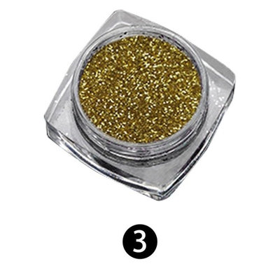 Echou Nail art Decoration Nail Salon, Glitter Nail Art Effect Powder Dust Holographic Shimmer Nail Starry, for DIY Nail Crafts, Parties Nail Decoration (B)