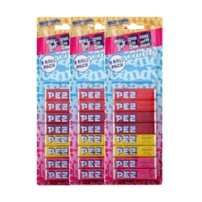 Pez Candy Refill 8Pk Assisted Fruit, 2.31 oz (3 Pack)