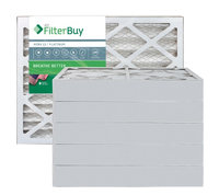 AFB Platinum MERV 13 12.5x21x4 Pleated AC Furnace Air Filter. Filters. 100% produced in the USA. (Pack of 6)