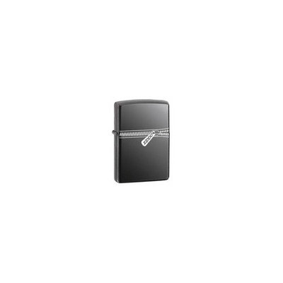 Zipped Windproof Lighter in Black