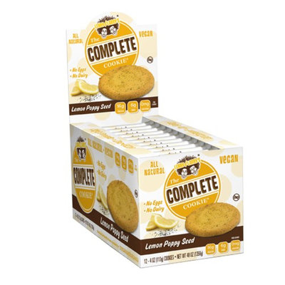 Lenny & Larry's, The Complete Cookie, Lemon Poppy Seed, 12 Cookies, 4 oz (113 g) Each(pack of 3)