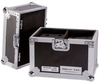 Deejay Led Fly Drive Case For Twelve Handheld Microphones W/Storage Compartment Or Similarly Sized Equipment W/Wheels