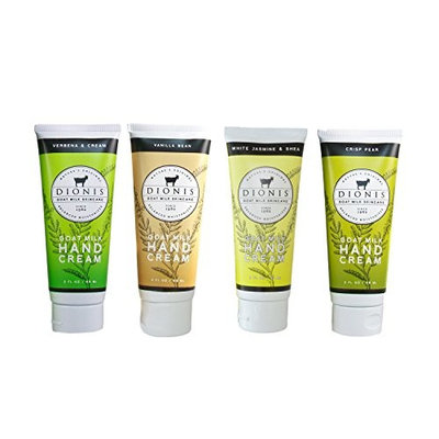 Dionis Goat Milk Hand Cream 4 Piece Travel Gift Set
