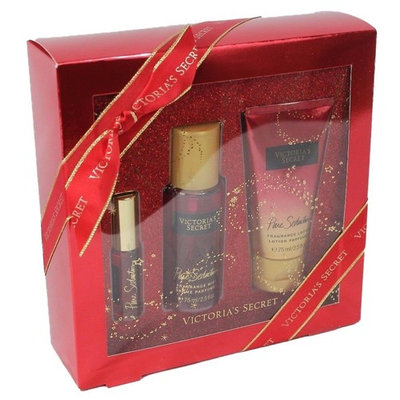 Victoria's Secret Fantasies Pure Seduction 3pc Gift Set: Body Mist, Travel-size Mist, Body Lotion