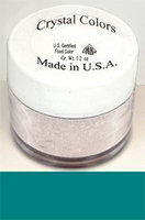 Sugarpaste Crystal Color Powder Food Coloring One Jar of 2.75 Grams - Teal