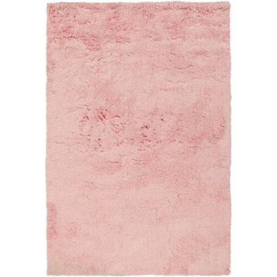 2' x 3' Plush Gods Pastel Pink Super Soft Hand Woven Area Rug