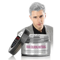 BMK White Color Hair Wax Matte Hairstyle Pomades Disposable Temporary Modeling Natural Hair Styling Wax for Party, Cosplay, Nightclub, Masquerad, Halloween