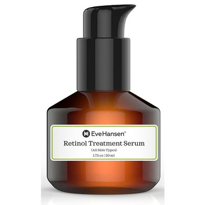 Retinol Serum with Squalane by Eve Hansen - Natural Vitamin A Serum to Combat Wrinkles, Fine Lines & Early Signs of Aging - 1.75 Ounces.
