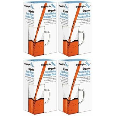 (4 PACK) - Dragonfly Tea - Organic Cape Malay Rooibos | 20 sachet | 4 PACK BUNDLE
