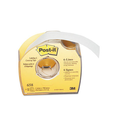 Post-it 658 Labeling and Cover-Up Tape